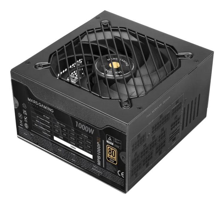 TACENS MARS MPB1000PSI 1000W DC-DC, ATX 3.1, PCIe 5.1, 80PLUS GOLD - zasilacz/PSU (TACMARS-MPB1000PSI)