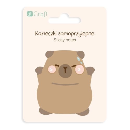 Karteczki samoprzylepne Kapibara Happy 6,2x6cm
