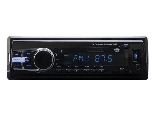 Radio samochodowe PNI Clementine 8524 Bluetooth 24V do samochodów ciężarowych Scania, Volvo, MAN, DAF, Mercedes