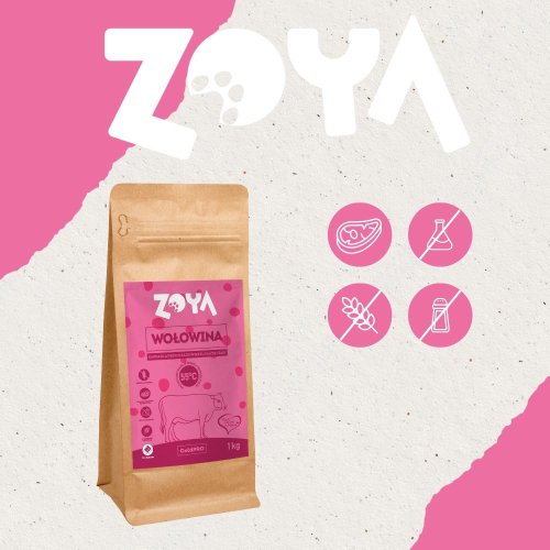 ZOYA COLDPRO Wołowina sucha karma dla psa 1kg