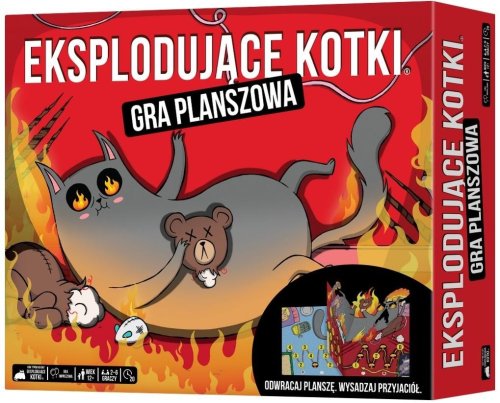Eksplodujące Kotki: Gra planszowa REBEL