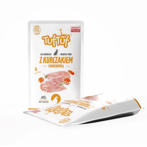 Tuf Tuf Saszetka mielonka z kurczakiem dla psa 500g