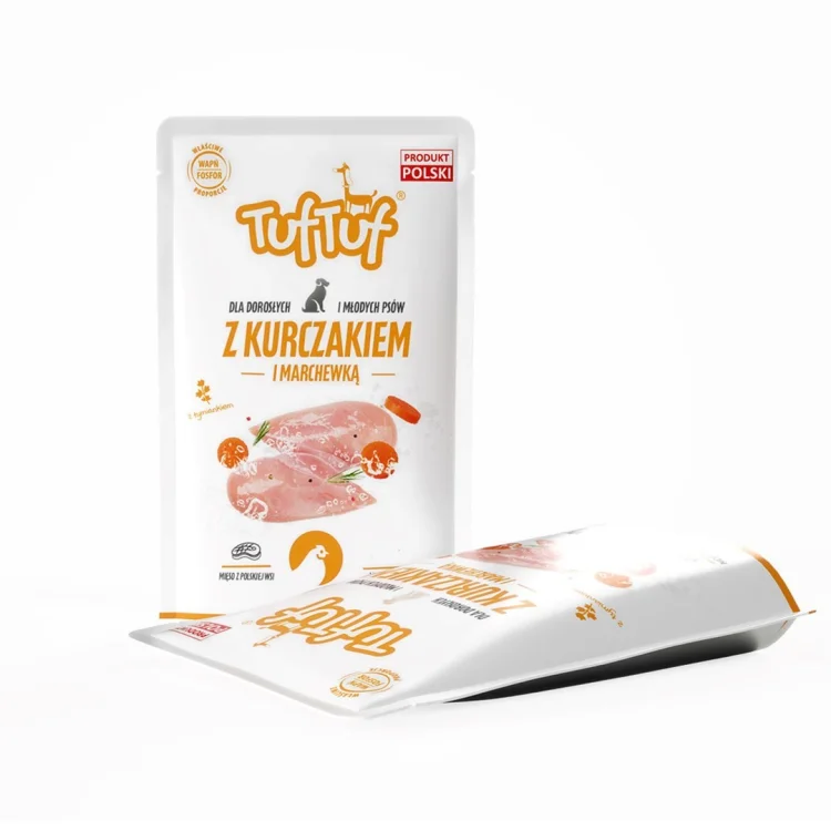 Tuf Tuf Saszetka mielonka z kurczakiem dla psa 500g