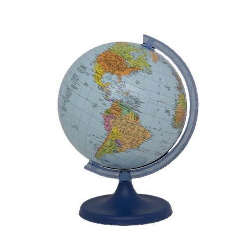 Globus polityczny w kartonie 16cm w.angielska