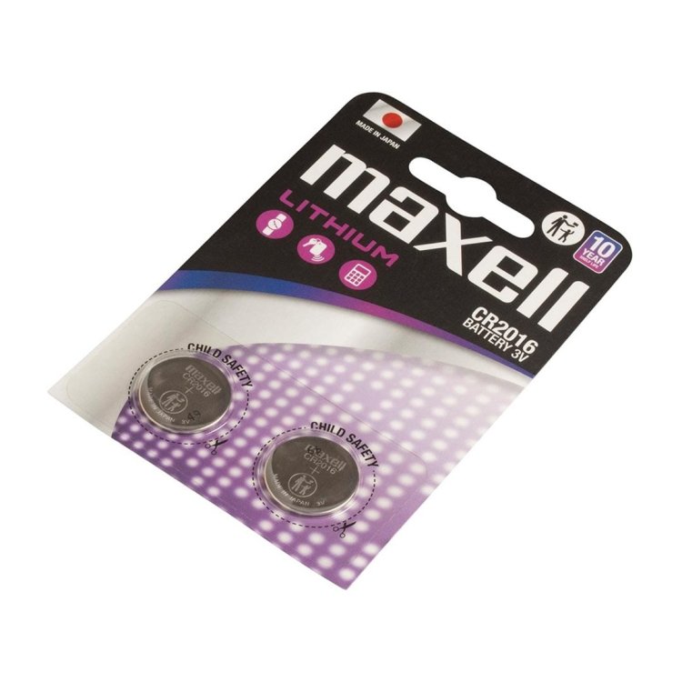 MAXELL Bateria litowa LITHIUM CR2016 2 szt. 3V