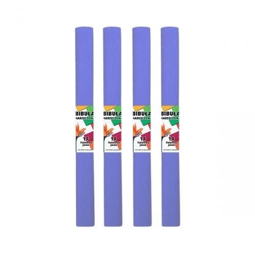 Bibuła marszczona 14 fioletowa jasna (10szt)