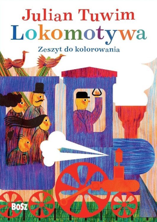 Julian Tuwim Lokomotywa. Zeszyt do kolorowania