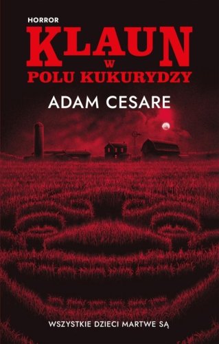 Klaun w polu kukurydzy