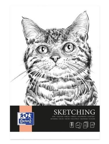 Blok artystyczny szkicowy A4/50K 90g klejony