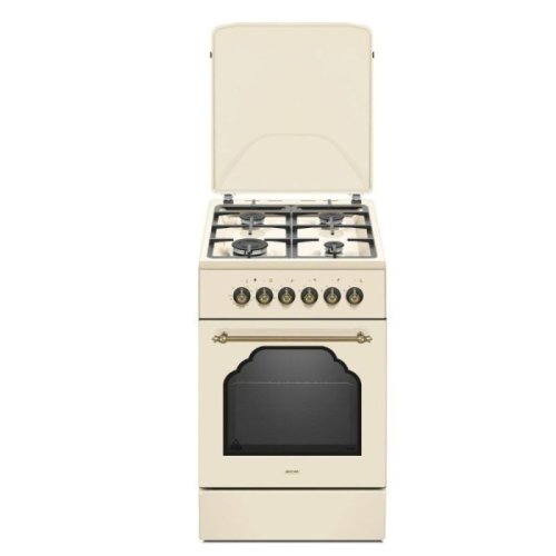 Kuchnia gazowo-elektryczna Retro Designe MPM-56-KRM-14 kremowa
