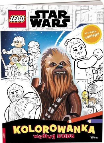 Lego Star Wars. Kolorowanka według kodu