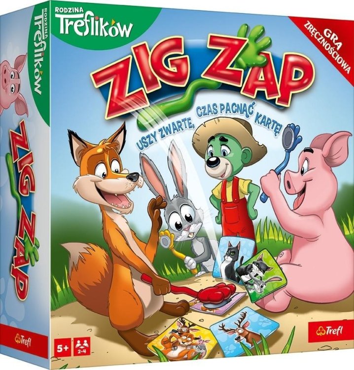 Gra Zig Zap Rodzina Treflików TREFL