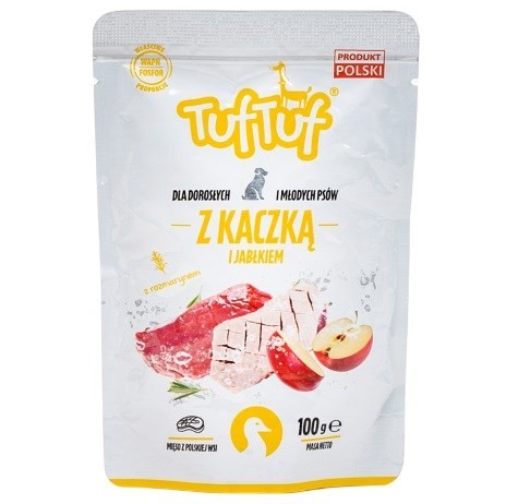 Tuf Tuf Saszetka mielonka z kaczką dla psa 100g