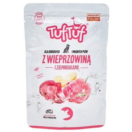 Tuf Tuf Saszetka mielonka z wieprzowiną dla psa 300g