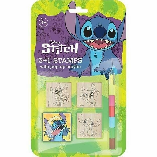 Stemple 3+1 z kredkami Lilo&Stitch
