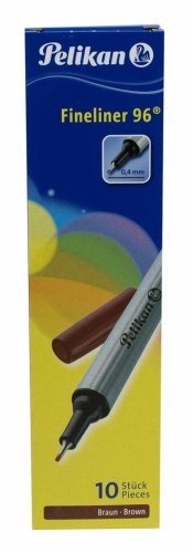 Cienkopis Fineliner 96 0,4mm brązowy (10szt)
