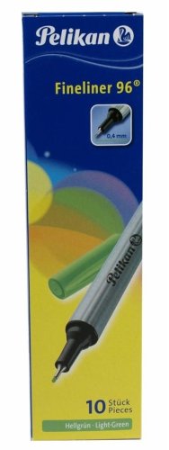 Cienkopis Fineliner 96 0,4mm jasnozielony (10szt)