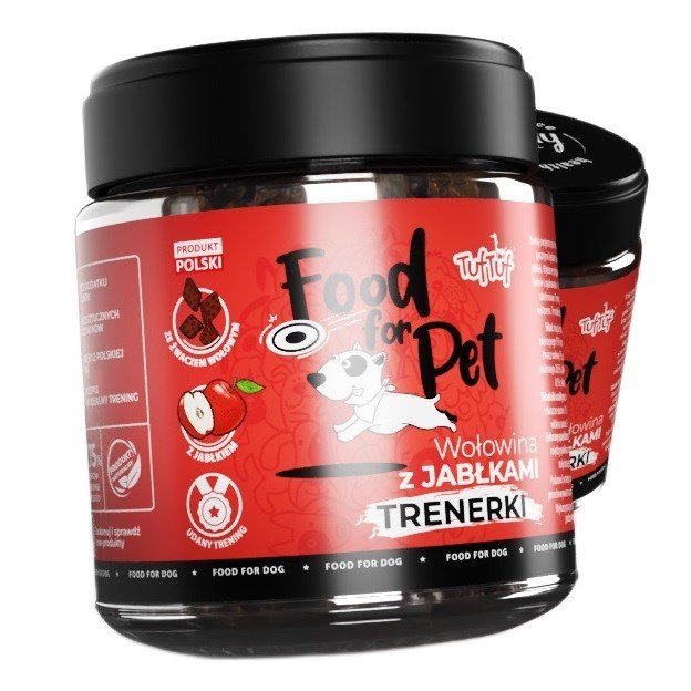 Tuf Tuf Trenerki wołowina z jabłkiem 120g