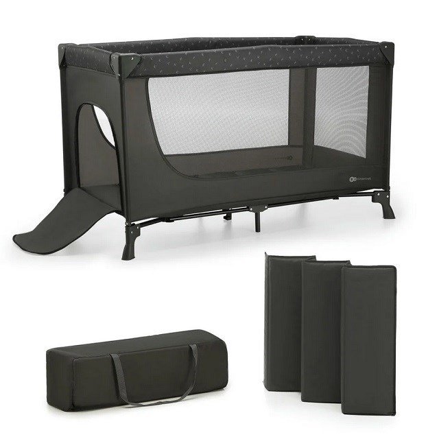 Kinderkraft Łóżeczko turystyczne JOY LIGHT GREY