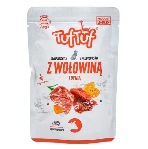 Tuf Tuf Saszetka mielonka z wołowiną dla psa 300g