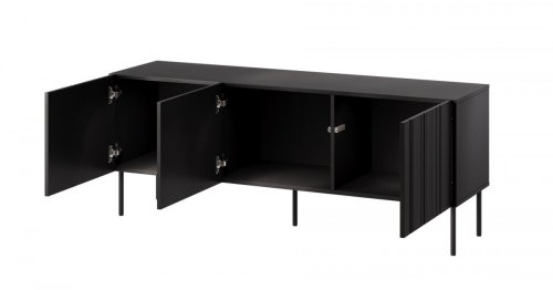 Szafka RTV ISLA 150,5x40x60 czarny mat