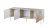Szafka RTV ISLA 150,5x40x60 kaszmir mat