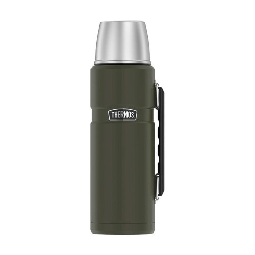 Termos z uchwytem na napoje 470 ml THERMOS - zieleń wojskowa