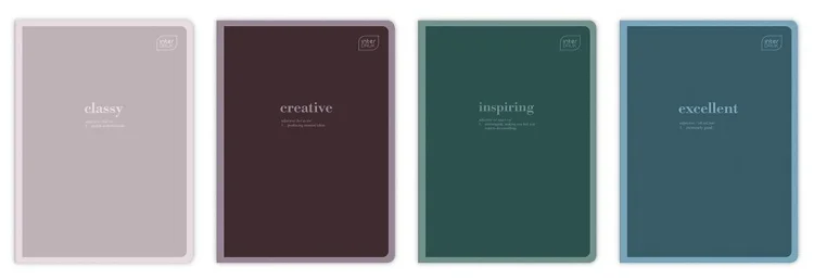 Zeszyt A5/80K linia 70g Hybrid Words (10szt)