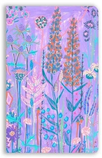 Notatnik B6 linia BR Fioletowy ogród Lucy Innes