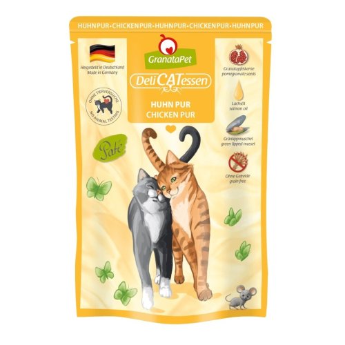 GranataPet DeliCatessen kurczak karma mokra dla kota 85g