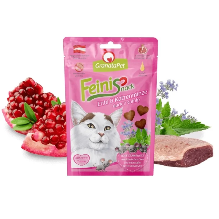 GranataPet FeiniSnack kaczka i kocimiętka przysmak dla kota 50g