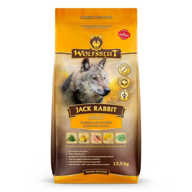 WOLFSBLUT Jack Rabbit rabbit/vegetables 12,5kg