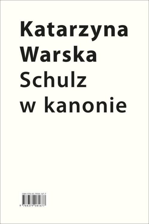 Schulz w kanonie. Recepcja szkolna w latach 1945..