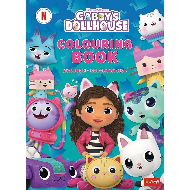 Koci domek Gabi. Kolorowanka. Malbuch