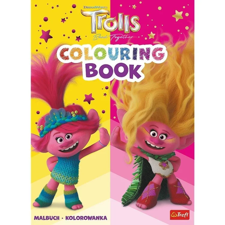Trolle. Kolorowanka. Malbuch. Colouring book