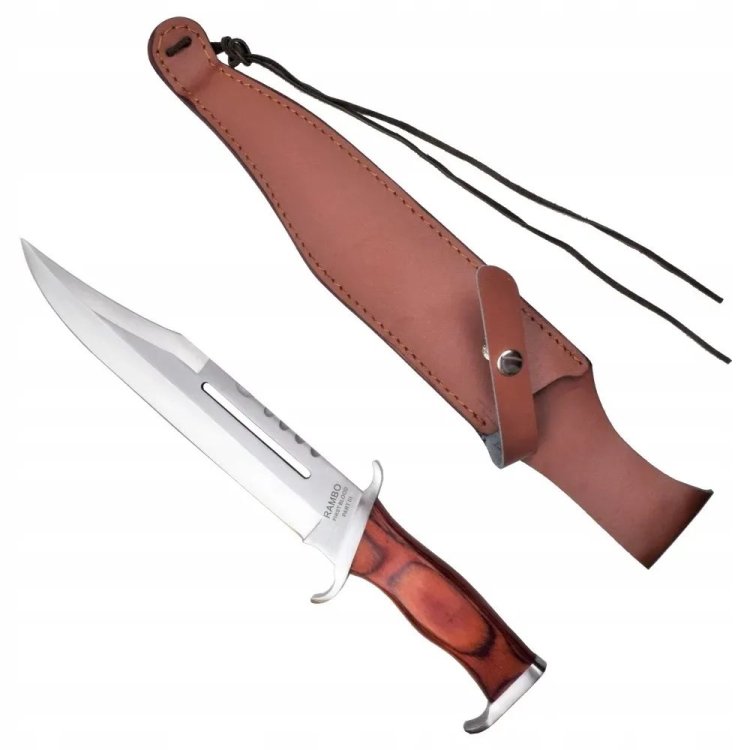 Nóż Rambo III Cinema Classic 425 mm z pochwą skórzaną (CC-H3)