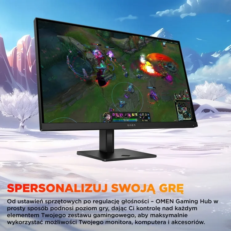 MONITOR HP LED, QHD 27" OMEN 27q G2 (AV4H6E9) 180Hz
