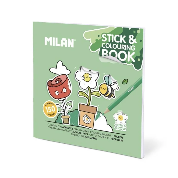 Kolorowanka z naklejkami Green&Grow MILAN