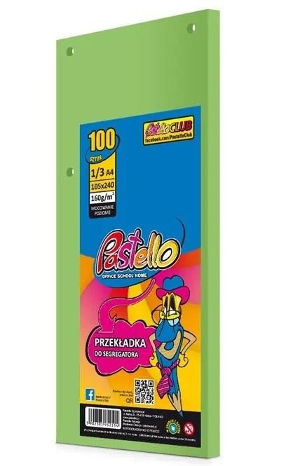 Przekładka do segregatora 1/3 A4 100K IT130 ziel
