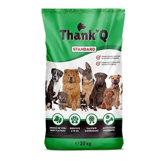 THANK'Q STANDARD smak wołowiny karma dla psa 10kg