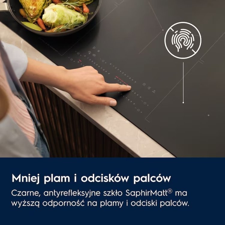 Płyta indukcyjna ELECTROLUX EIS87453IZ SaphirMatt czarny mat