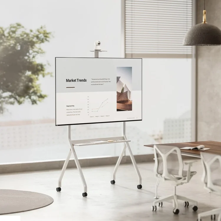 MACLEAN STAND / WÓZEK DO TV, PÓŁKA NA KAMERĘ, NA KÓŁKACH, 55-100", MAX. OBCIĄŻENIE 120KG/10KG PÓŁKA, MAX. VESA 900X600 MC-114