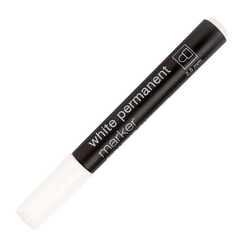 Marker permanentny 2,5mm biały