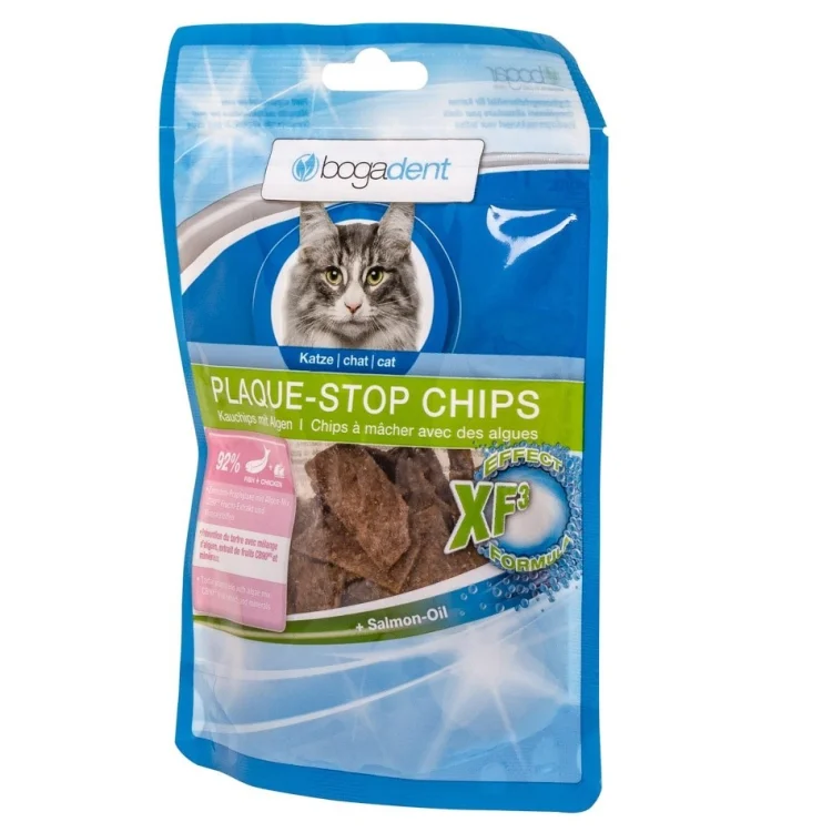 BOGAR PLAQUE-STOP CHIPS FISH kot 50g