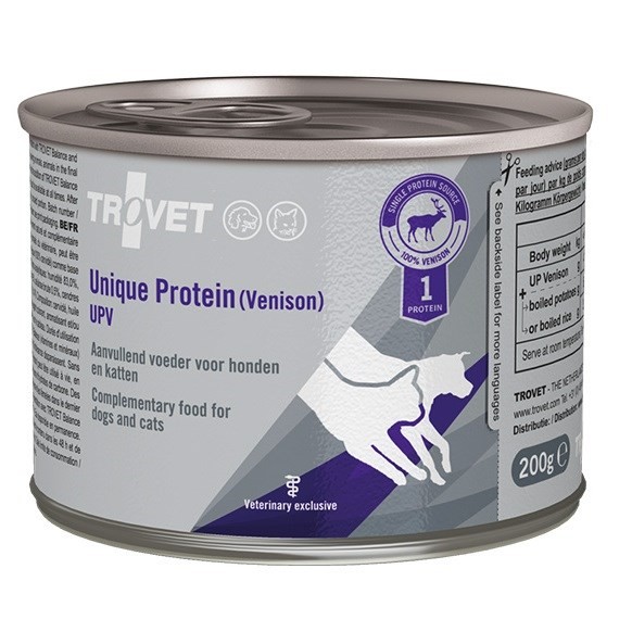 Trovet UPV Unique Protein dziczyzna pies/kot 200g