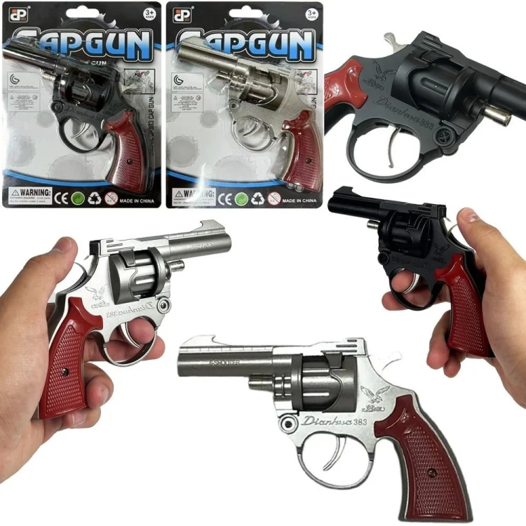 Pistolet na kapiszony metalowy MIX
