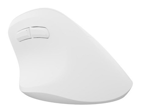 NATEC MYSZ WERTYKALNA CRAKE 2 BEZPRZEWODOWA 2400DPI BT 5.2 +2.4GHZ BIAŁA