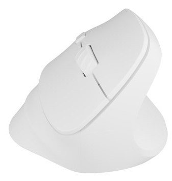 NATEC MYSZ WERTYKALNA CRAKE 2 BEZPRZEWODOWA 2400DPI BT 5.2 +2.4GHZ BIAŁA