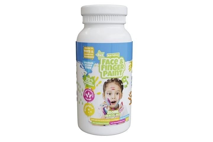 Farba dla malowania palcami biała 250ml