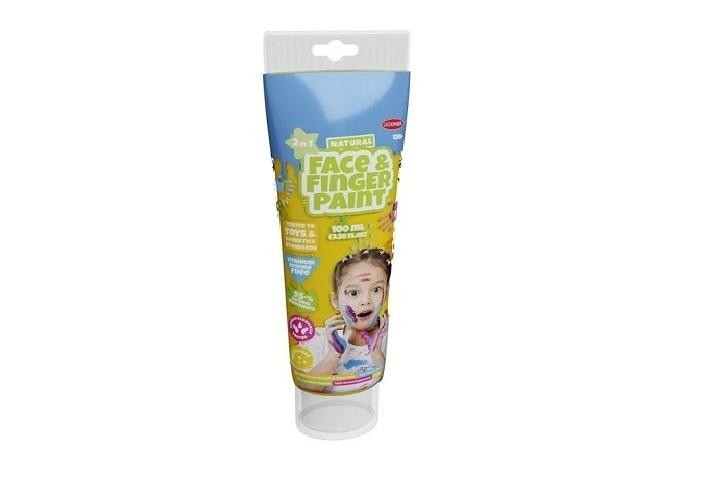 Farba dla malowania palcami żółta 100ml